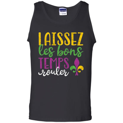 Mardi Gras T-shirt Laissez Les Bons Temps Rouler Black
