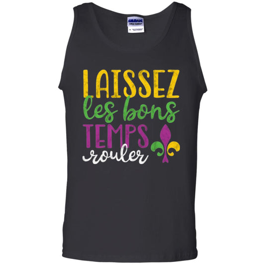 Mardi Gras T-shirt Laissez Les Bons Temps Rouler Black