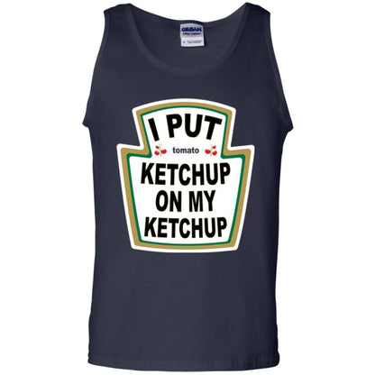 Tomato T-shirt I Put Ketchup On My Ketchup T-shirt Navy