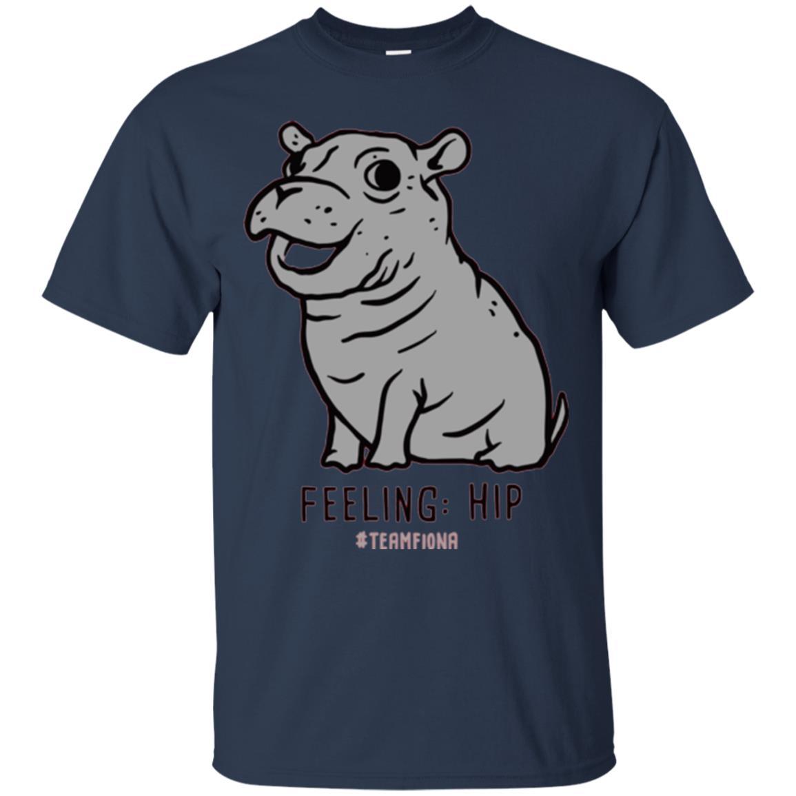 Fiona Hippo Lover T-shirt The Hippo Feeling Hip #teamfiona Navy