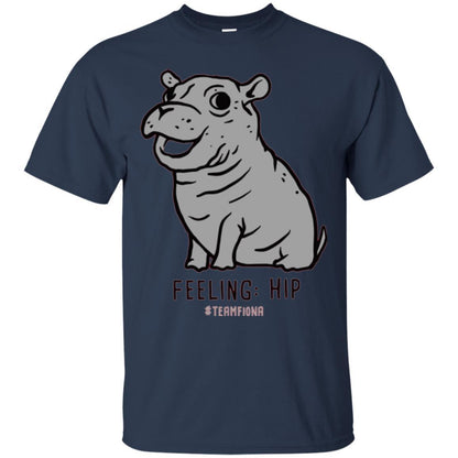 Fiona Hippo Lover T-shirt The Hippo Feeling Hip #teamfiona Navy