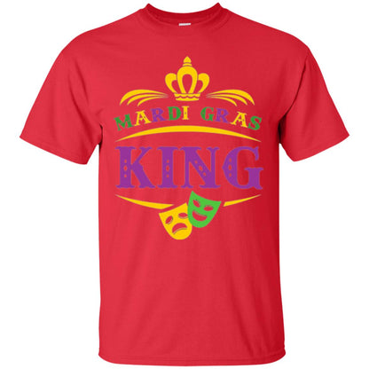 Mardi Gras King Gift T-shirt Red