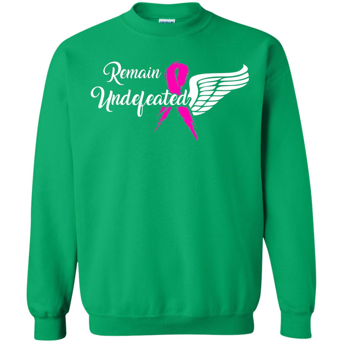 Breast Cancer T-shirt Remain Undefeated Irish Green
