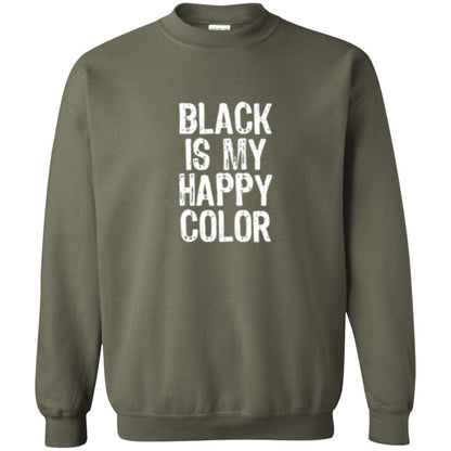 Black Is My Happy Color T-shirt Military Green