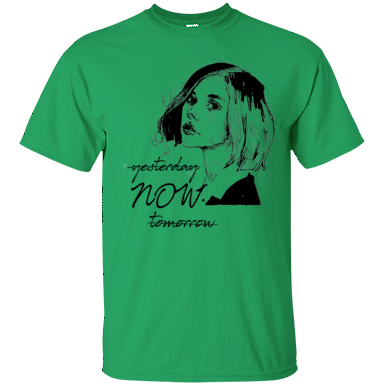 Delete Yesterday No Tomorrow Just Now Funny Quotes T-shirt Irish Green