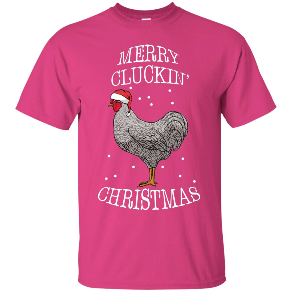 Merry Clucking Christmas Gift 2018 Shirt Heliconia