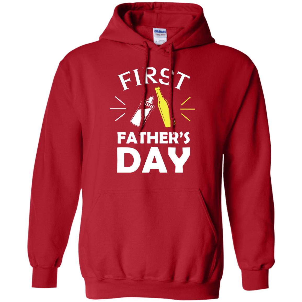 First Father's Day Shirt Red