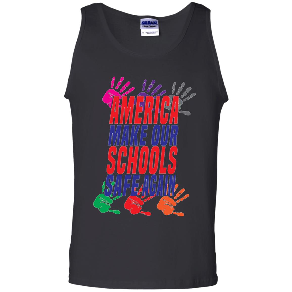 America Make Our Schools Safe Again Gu Control T-shirt Black