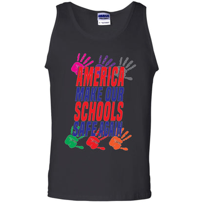 America Make Our Schools Safe Again Gu Control T-shirt Black