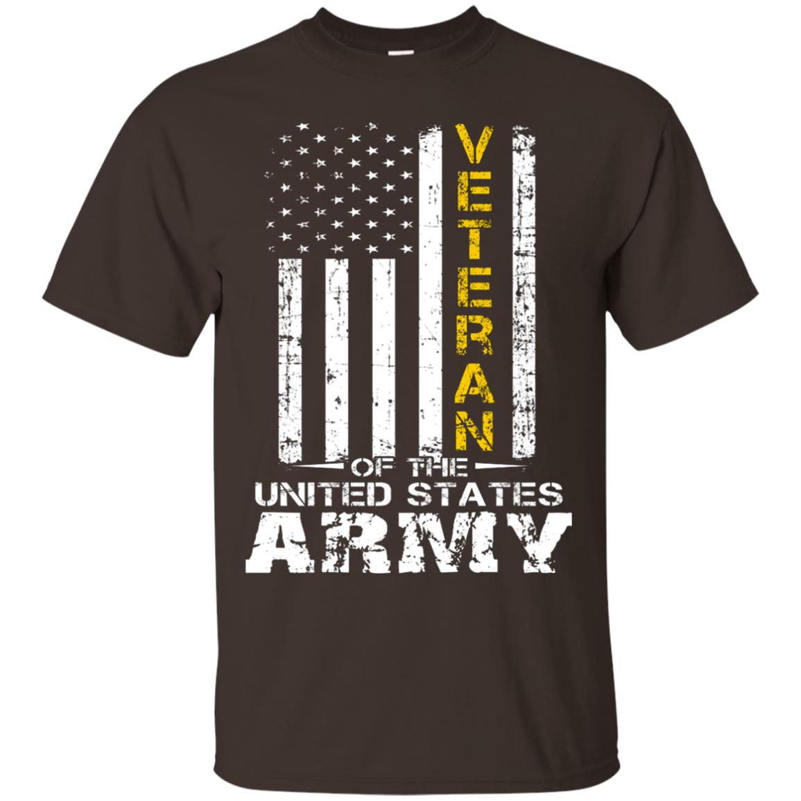 Veteran Of United States Us Army Premium Shirt Dark Chocolate