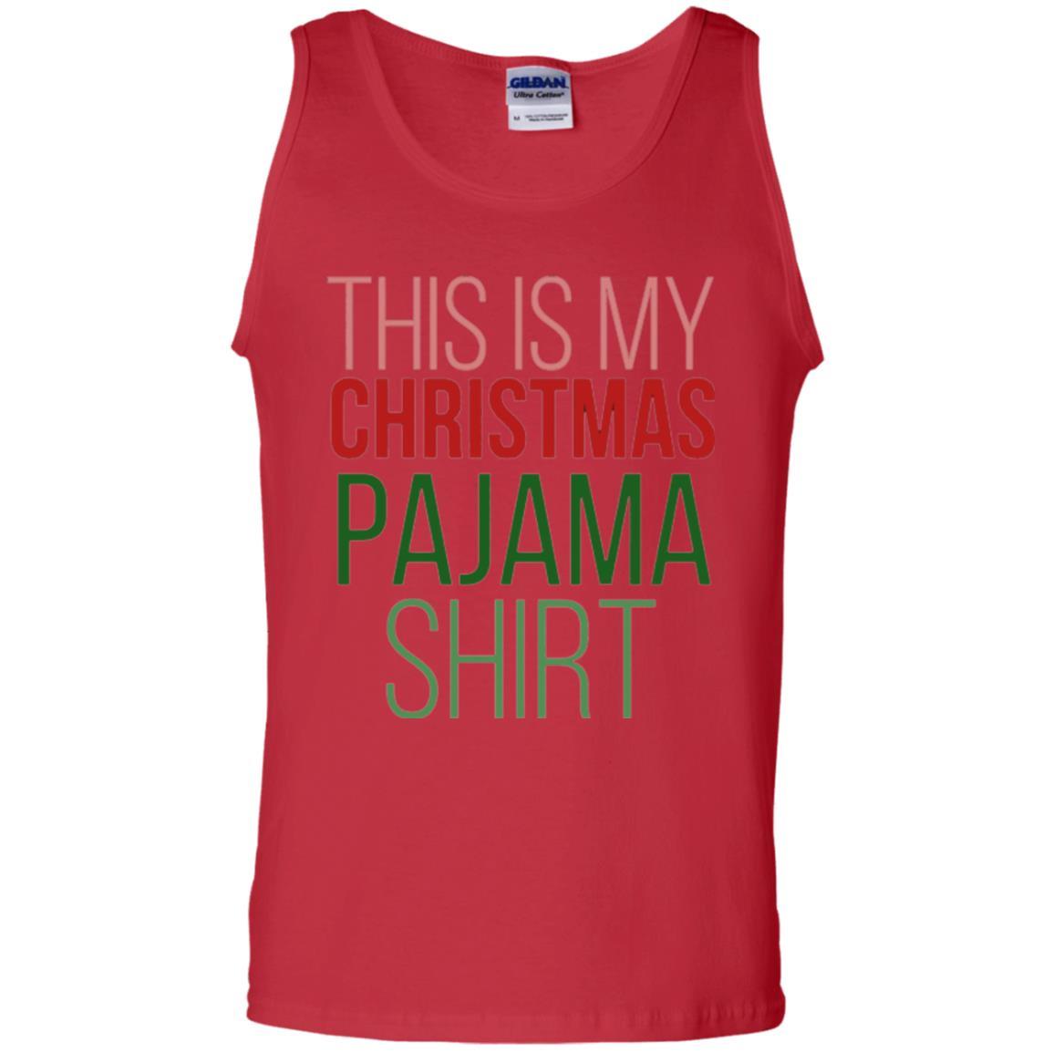 Christmas T-shirt This Is My Christmas Pajama Red