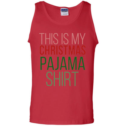 Christmas T-shirt This Is My Christmas Pajama Red