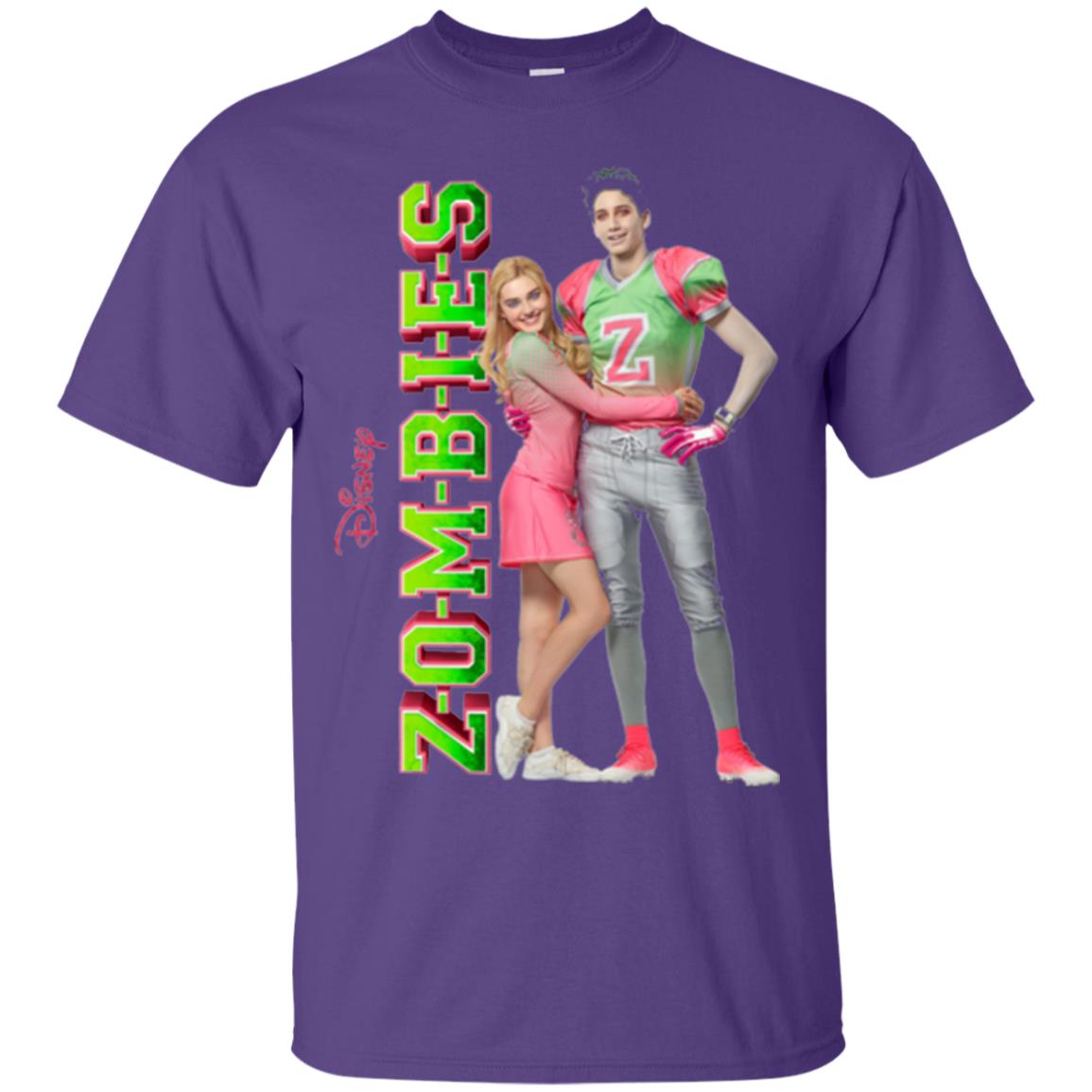 Zombies Cheer Football Lover T-shirt Purple