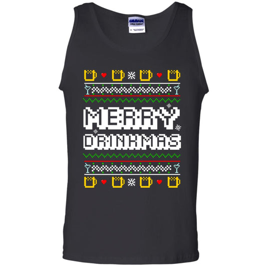 Merry Drinkmas X-mas Gift Shirt For Drinking Lovers Black