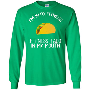 Taco Lover Shirt Fitness Taco In My Mouth