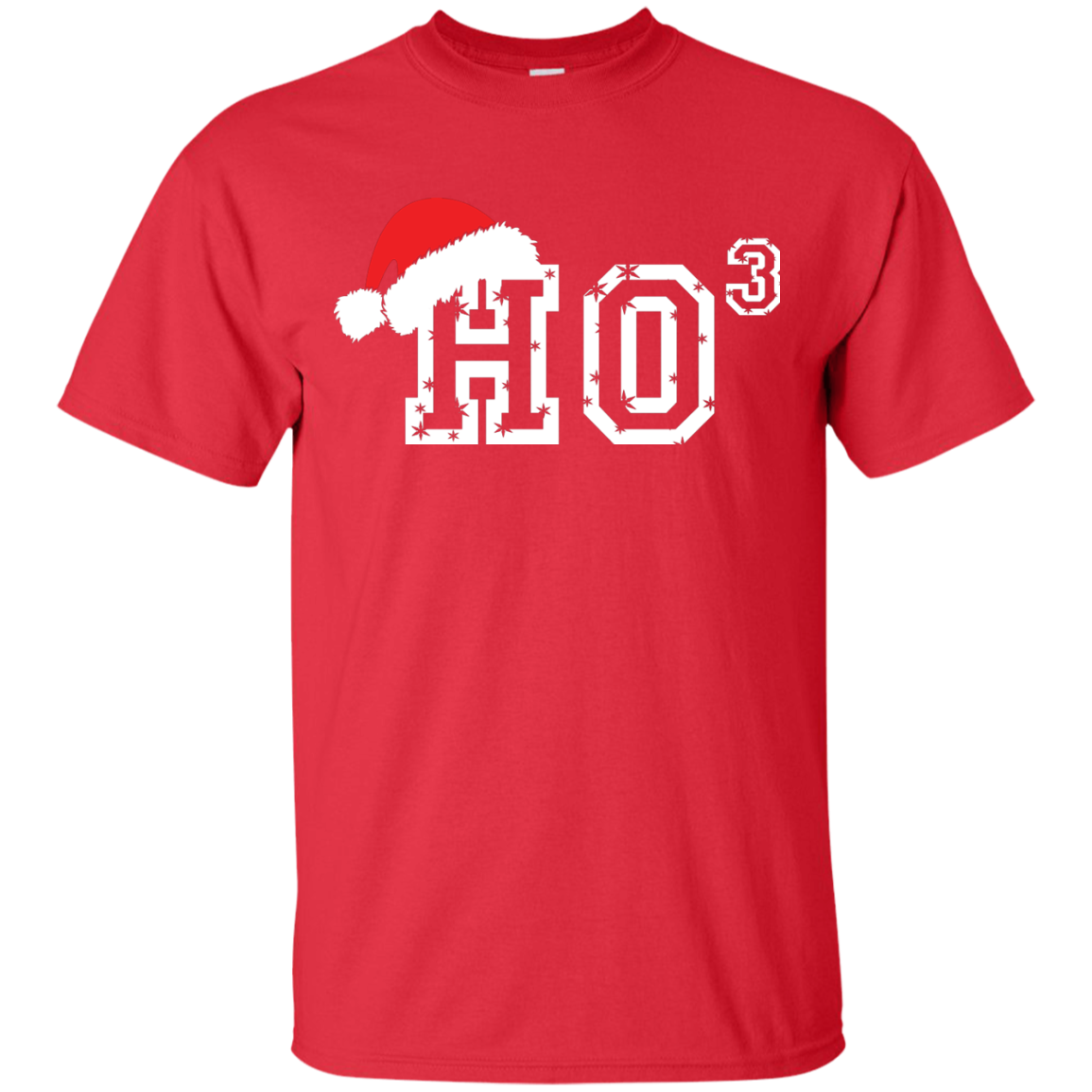 Christmas T-Shirt Ho Ho Ho Red