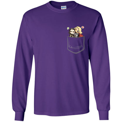 Thornloki In Pocket Movie Shirt Purple