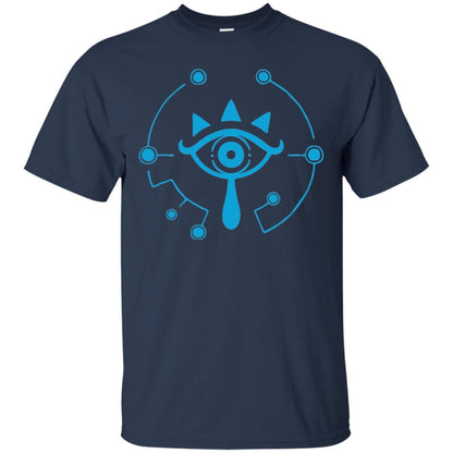 Nintendo Zelda Breath Of The Wild Sheikah Eye Logo T-shirt Navy