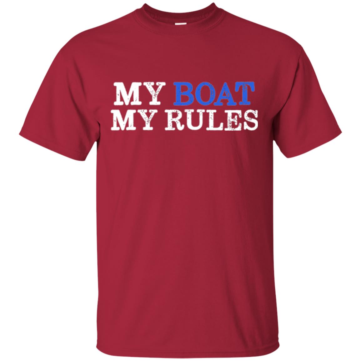 My Boat My Rules T-shirt Cardinal