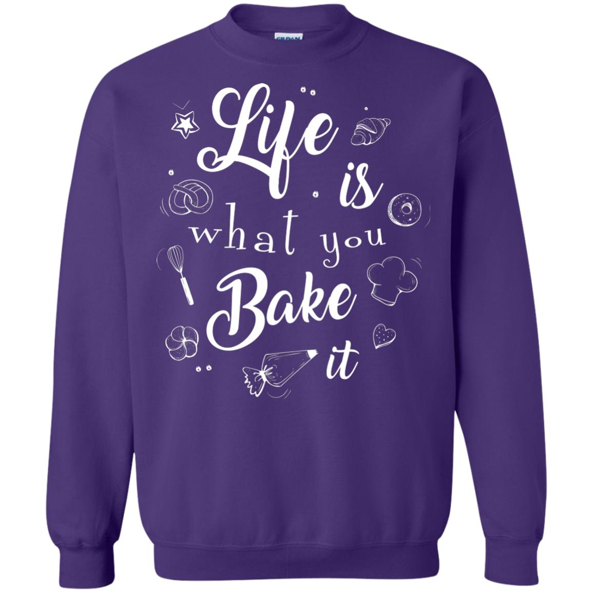 Baker T-shirt Life Is What You Bake It Purple