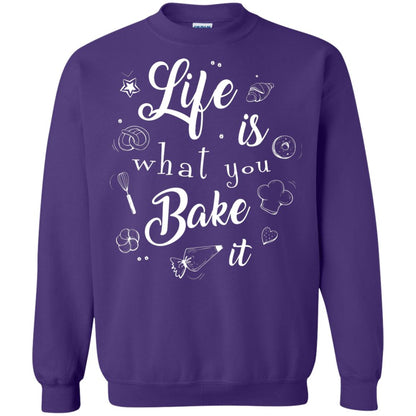 Baker T-shirt Life Is What You Bake It Purple
