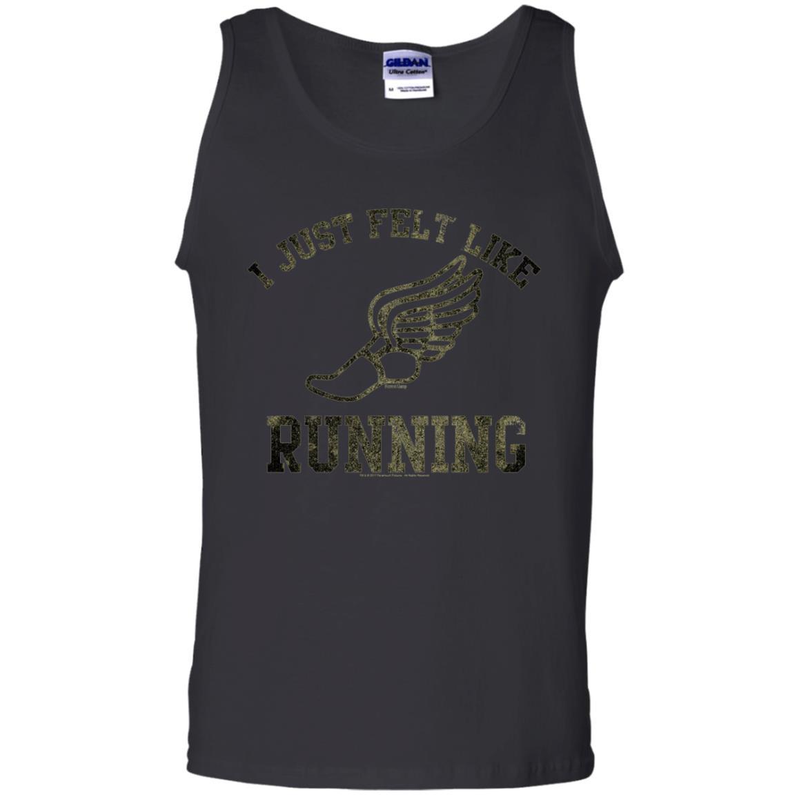 Movie T-Shirt I Just Felt Like Running Black