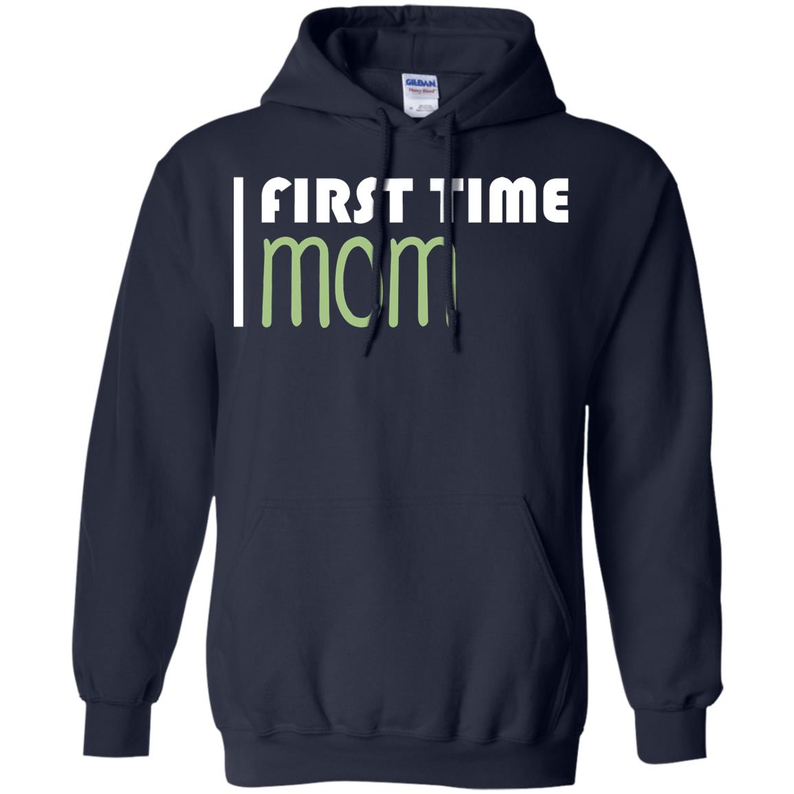 First Time Mom New Mom Shirt Navy