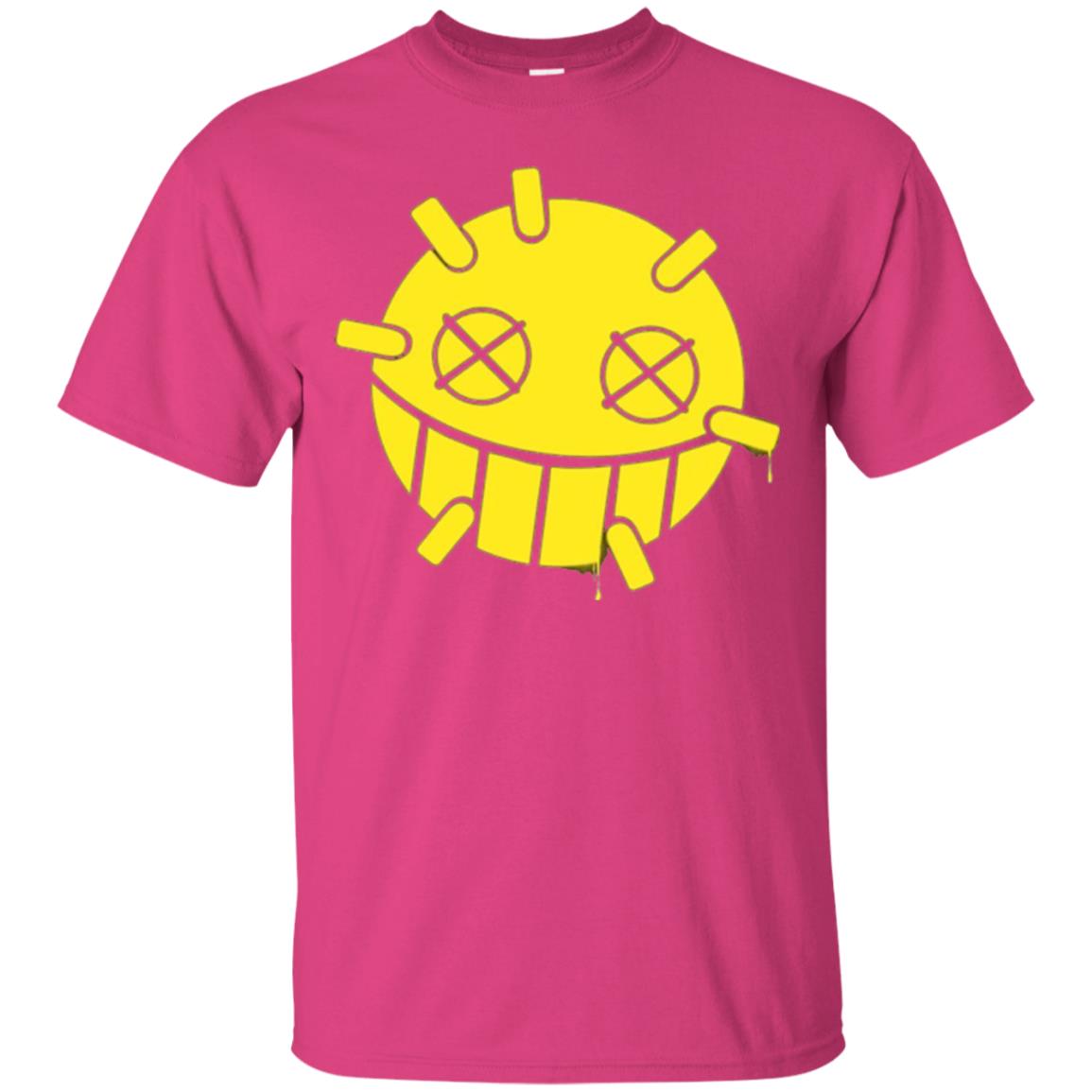 Overwatch Junkrat Smiley Spray T-shirt Heliconia