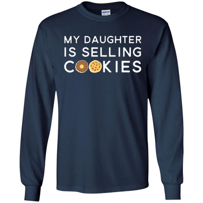 My Daughter Is Selling Cookies T-shirt Girl Cookie Navy