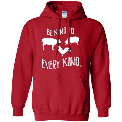 Be Kind To Every Kind Kindness Vegetarian Animal Lovers Gift Shirt Red