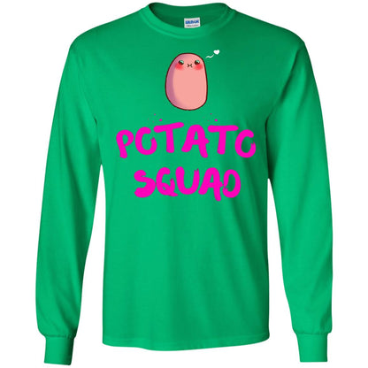 Cute Potato Squad T-shirt I Love Potato Irish Green
