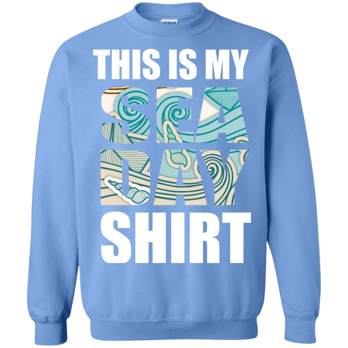 Summer Vacation T-shirt This Is My Sea Day Carolina Blue