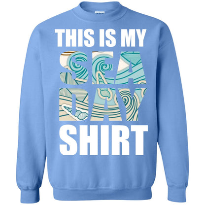 Summer Vacation T-shirt This Is My Sea Day Carolina Blue