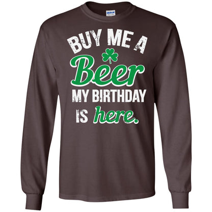 Buy Me A Beer Saint Patricks Day T-shirt Dark Chocolate