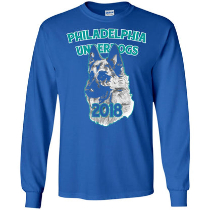 Dog Lover T-shirt Philadelphia Underdogs Celebration 2018 T-shirt Royal
