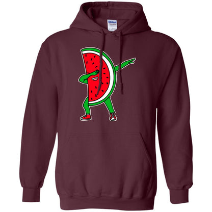 Dabbing Watermelon Shirt Maroon