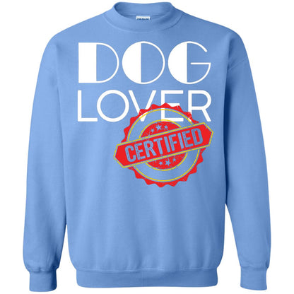 Dog Lover T-shirt Certified Carolina Blue
