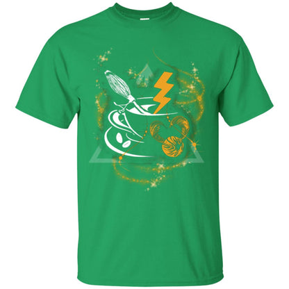 Harry Potter Coffee Movie Fan T-shirt Irish Green