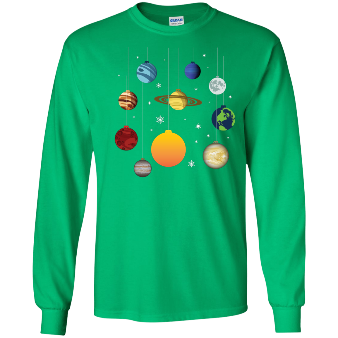 Christmas T-shirt Joy To Universe Christmas Irish Green