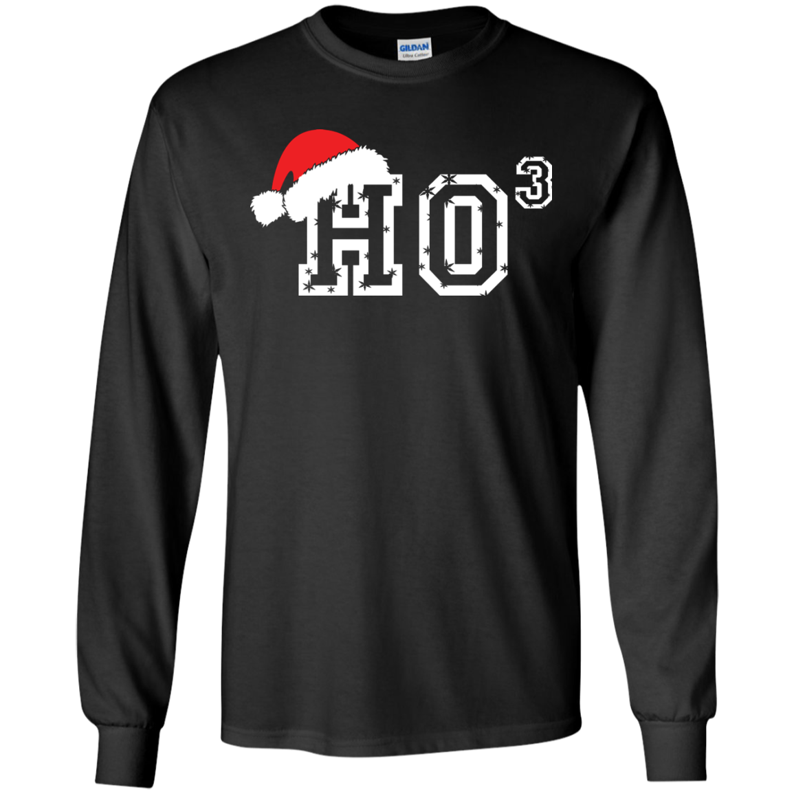 Christmas T-Shirt Ho Ho Ho Black
