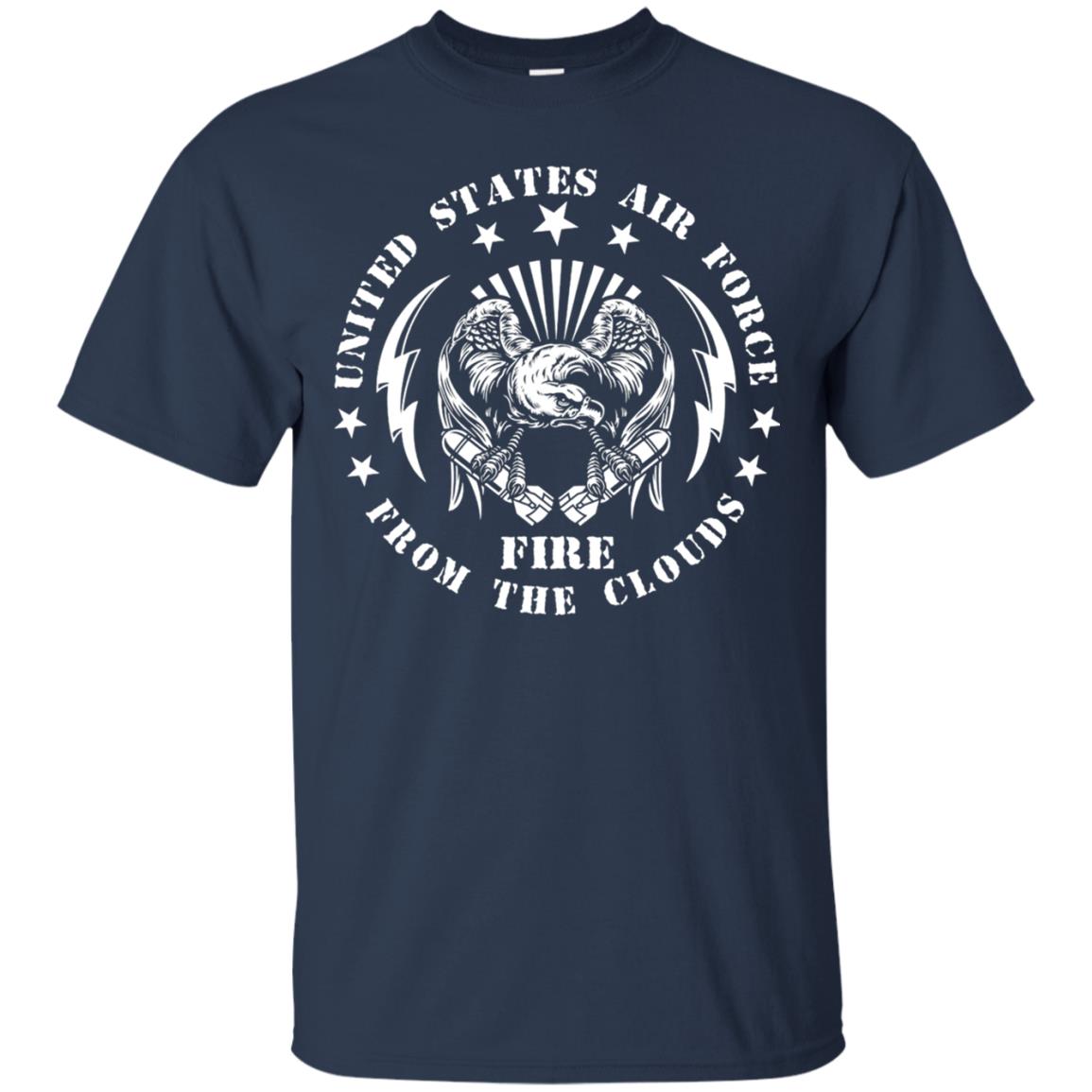 United States Air Force Fire From The Clouds Shirt Navy