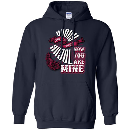 Daddy I Used To Be Your Angel Now You_re Mine T-shirt Navy