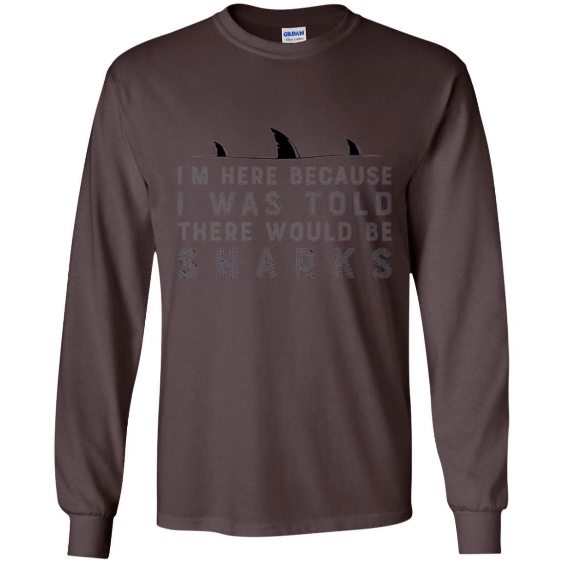 Shark T-shirt I Was Told There Would Be Sharks Dark Chocolate