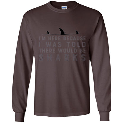 Shark T-shirt I Was Told There Would Be Sharks Dark Chocolate