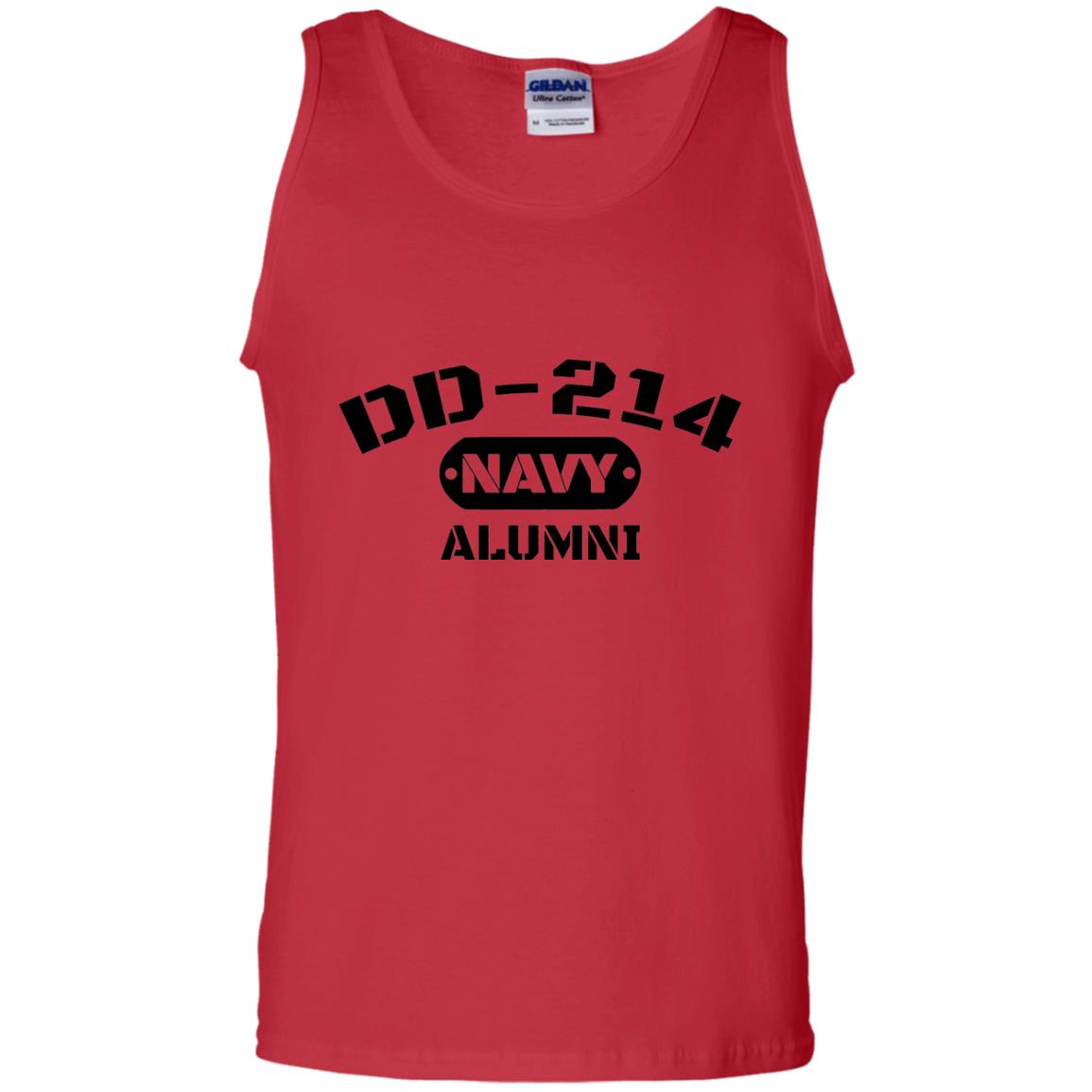 Dd-214 Us Navy Alumni T-shirt Red