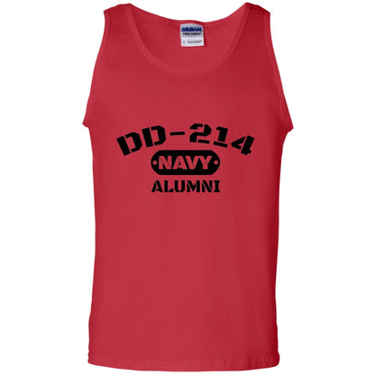 Dd-214 Us Navy Alumni T-shirt Red