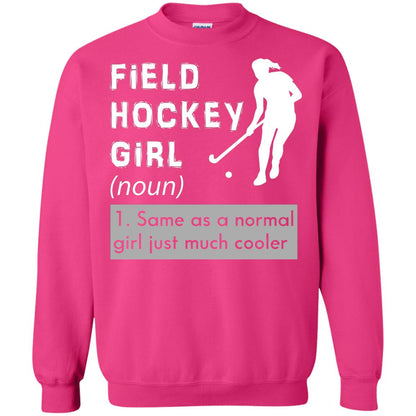 Field Hockey Girl Hockey Lover T-shirt Heliconia