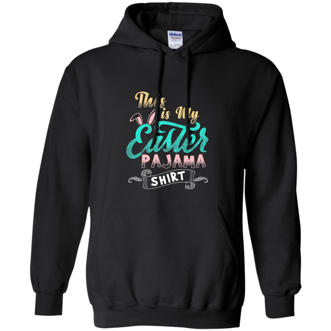 Easter T-shirt This Is Easter Pajama Shirt Black