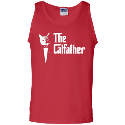 Daddy T-shirt The Catfather Red