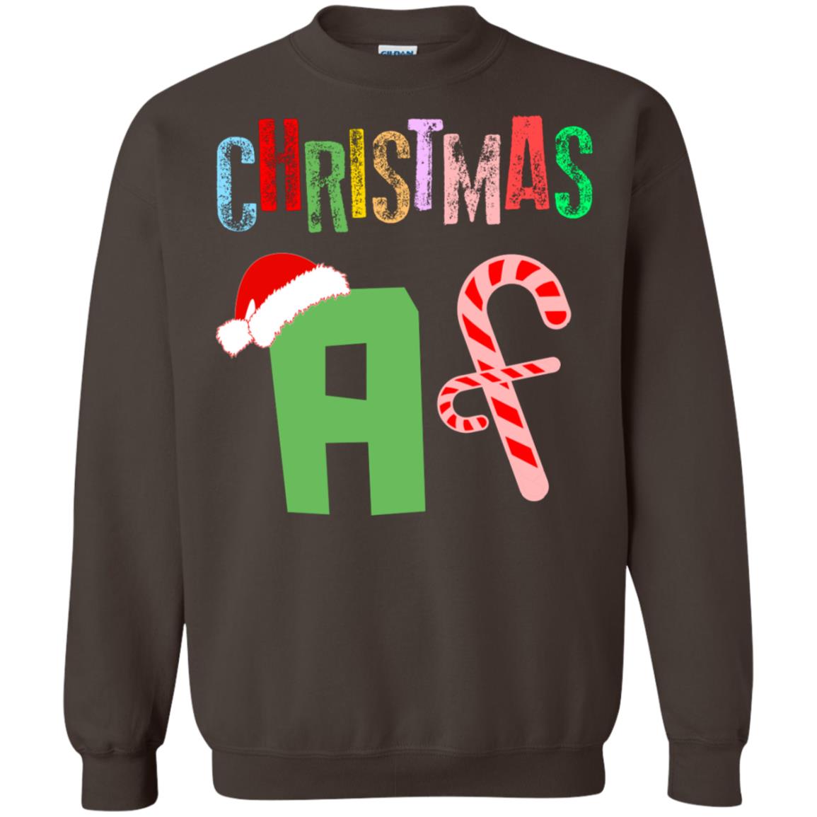 Chrismas Af X-mas Gift Shirt For Mens Or Womens Dark Chocolate